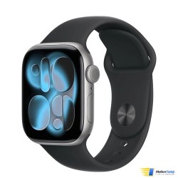 Apple Watch Series 11 GPS Space Gray Aluminum Case with Black Sport Band - Фото