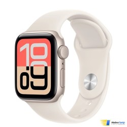 Apple Watch SE 3 GPS Starlight Aluminum Case with Starlight Sport Band - Фото