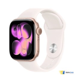 Apple Watch Series 11 GPS Rose Gold Aluminum Case with Light Blush Sport Band - Фото