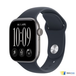 Apple Watch Series 12 GPS Space Gray Aluminum Case with Navy Blue Sport Band - Фото