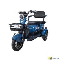 Электротрицикл Smart8 Bulbash S Синий - Фото