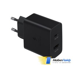 Сетевое зарядное Samsung 35W USB-C Power Adapter DUO Черный